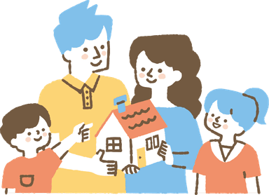 家族のイラスト